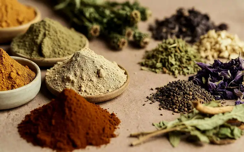 Dehydrated herb powders
